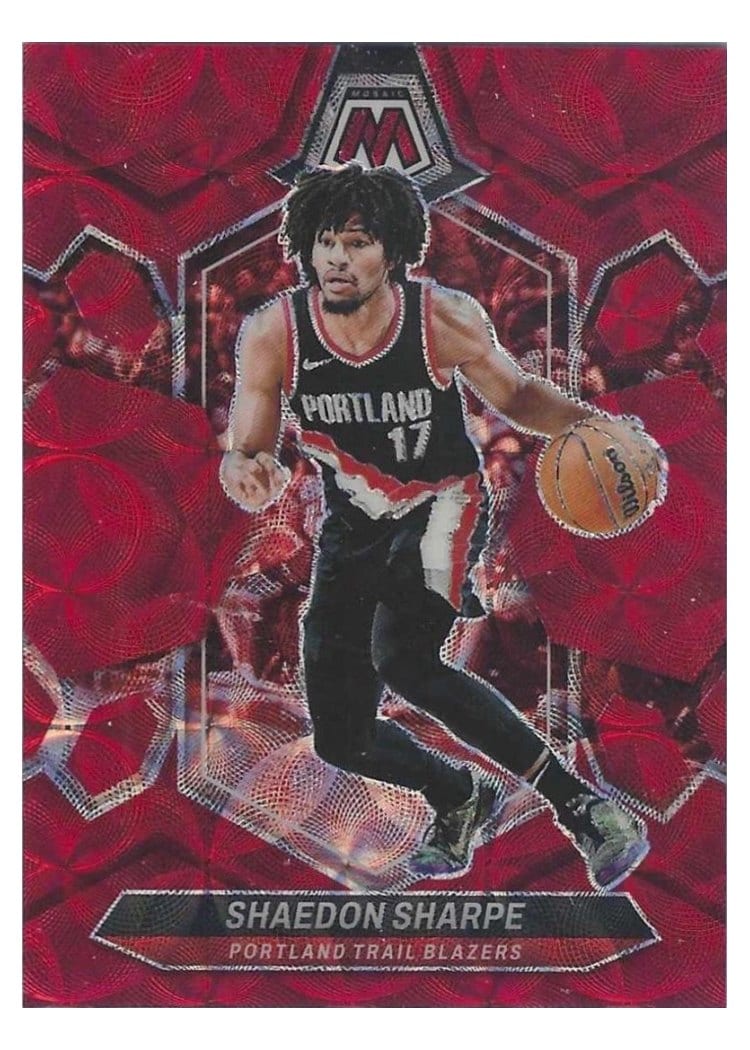 2023-24 Panini Mosaic Base Set Shaedon Sharpe #177 card