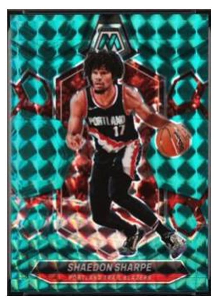 2023-24 Panini Mosaic Base Set Shaedon Sharpe #177 card