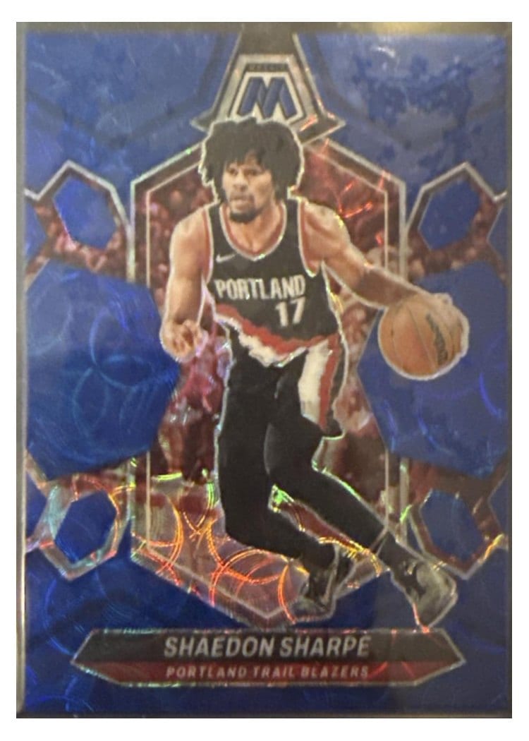 2023-24 Panini Mosaic Base Set Shaedon Sharpe #177 card