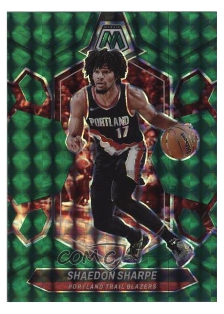 2023-24 Panini Mosaic Base Set Shaedon Sharpe #177 card