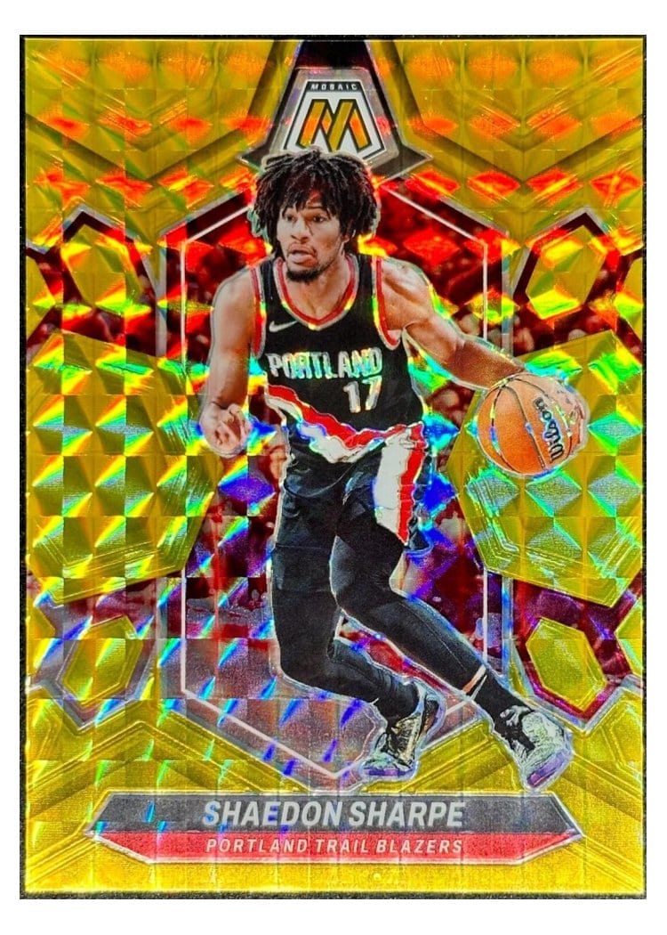 2023-24 Panini Mosaic Base Set Shaedon Sharpe #177 card