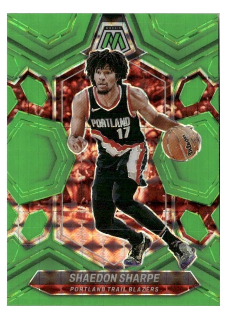 2023-24 Panini Mosaic Base Set Shaedon Sharpe #177 card