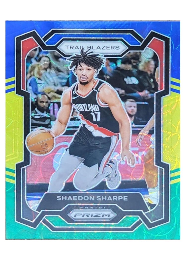 2023-24 Panini Prizm Base Set Shaedon Sharpe #104 card
