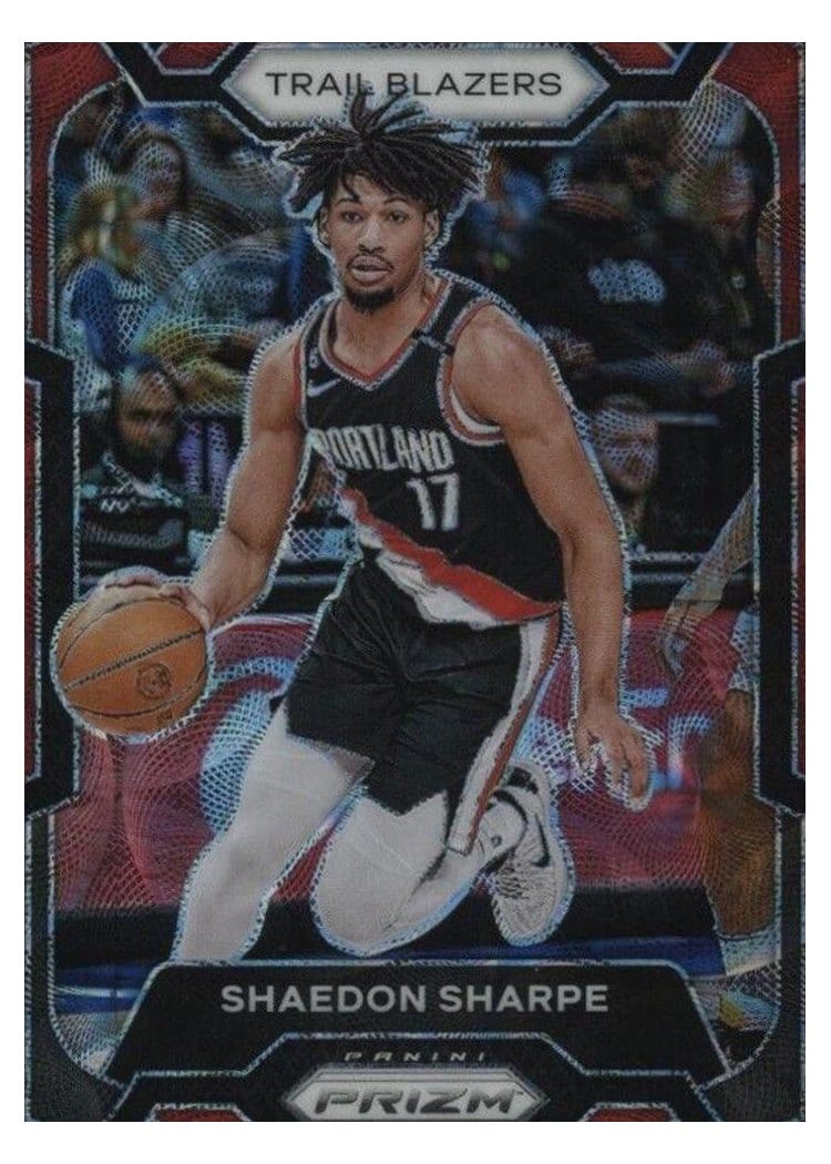 2023-24 Panini Prizm Base Set Shaedon Sharpe #104 card