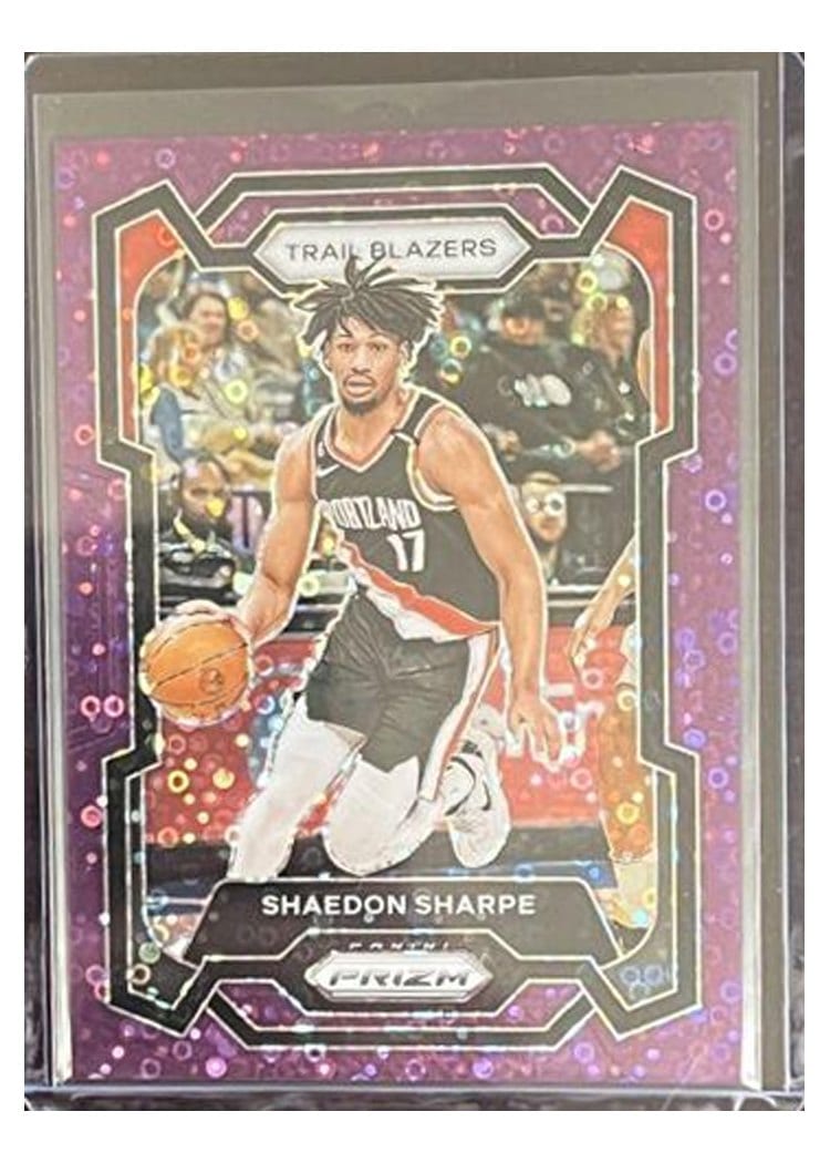 2023-24 Panini Prizm Base Set Shaedon Sharpe #104 card