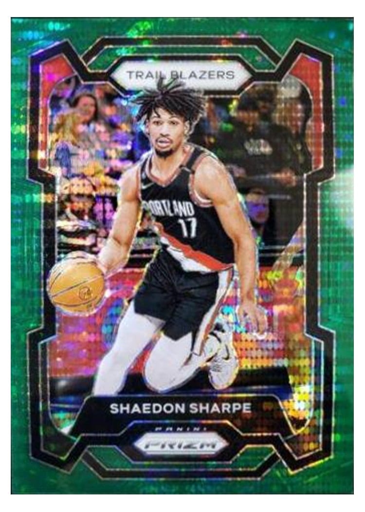 2023-24 Panini Prizm Base Set Shaedon Sharpe #104 card
