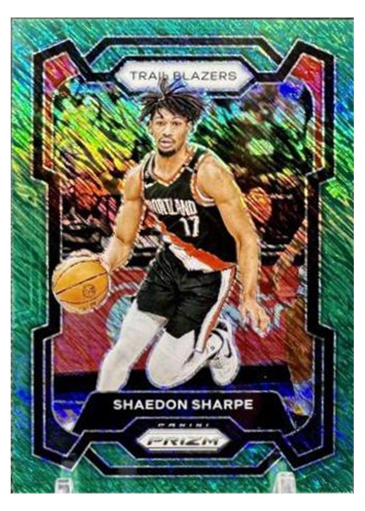 2023-24 Panini Prizm Base Set Shaedon Sharpe #104 card