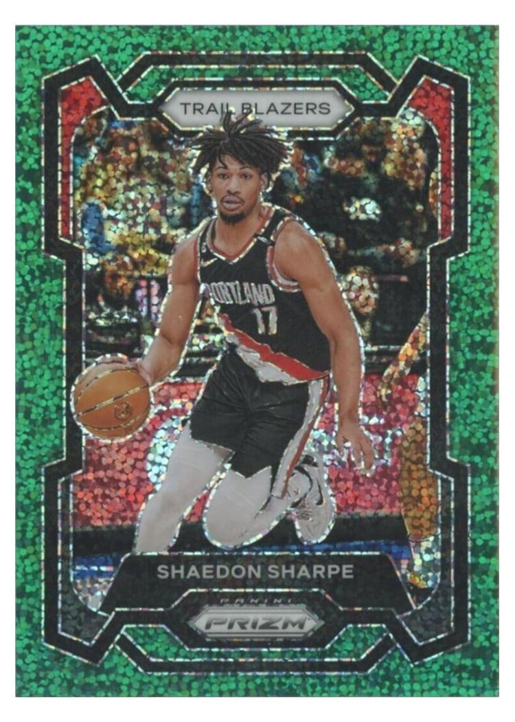 2023-24 Panini Prizm Base Set Shaedon Sharpe #104 card