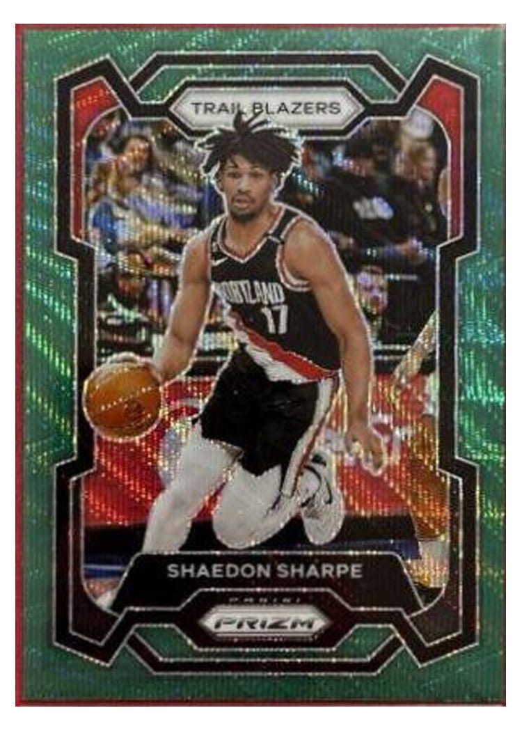 2023-24 Panini Prizm Base Set Shaedon Sharpe #104 card