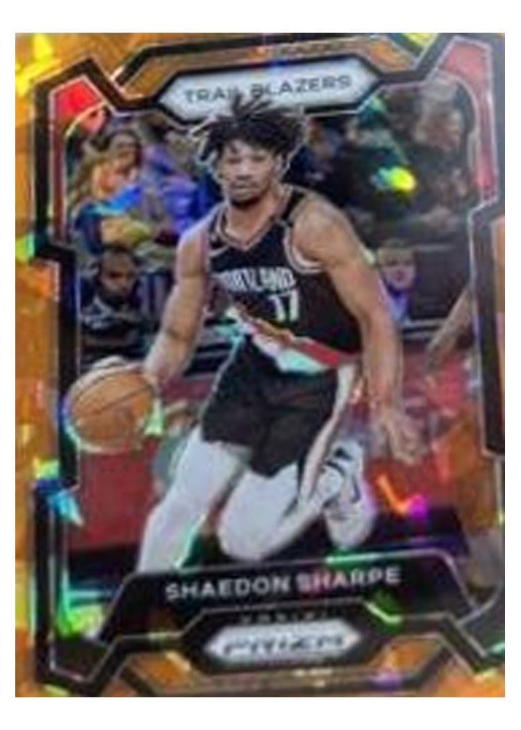2023-24 Panini Prizm Base Set Shaedon Sharpe #104 card