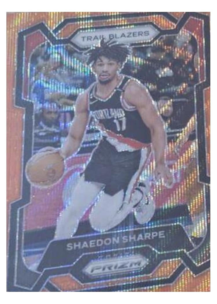 2023-24 Panini Prizm Base Set Shaedon Sharpe #104 card