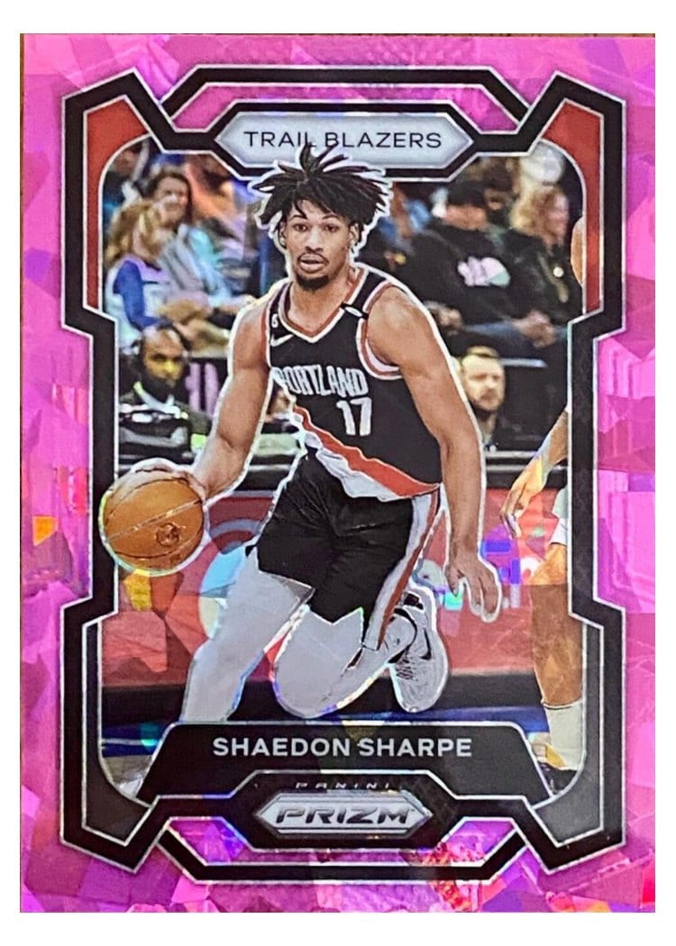 2023-24 Panini Prizm Base Set Shaedon Sharpe #104 card