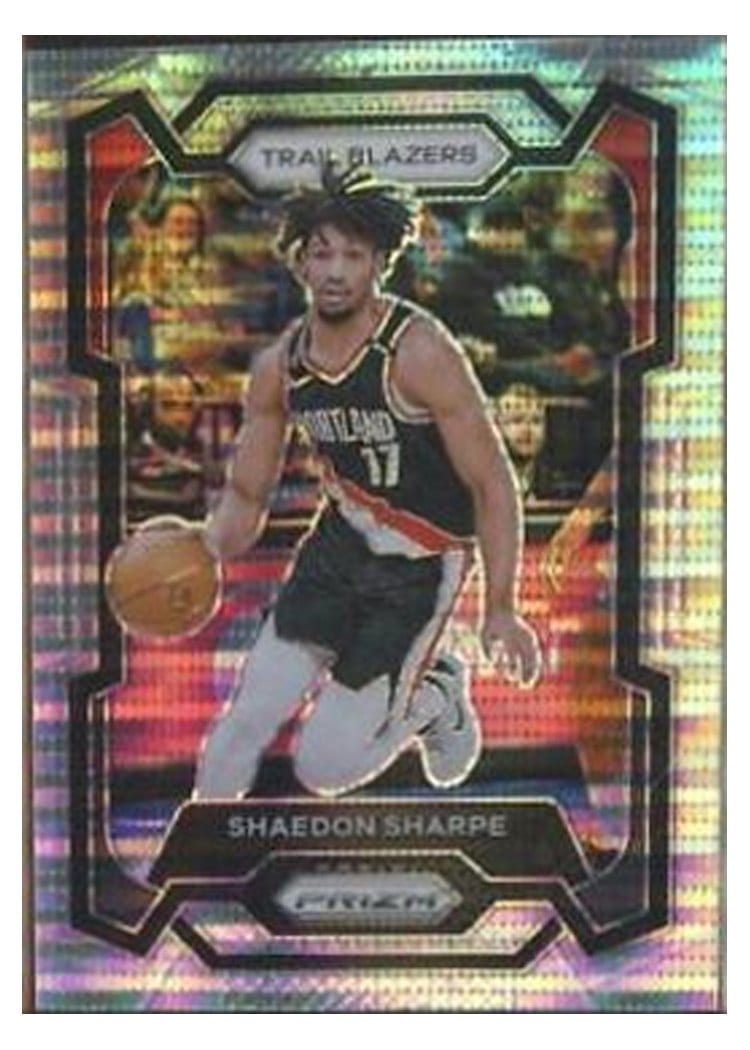 2023-24 Panini Prizm Base Set Shaedon Sharpe #104 card