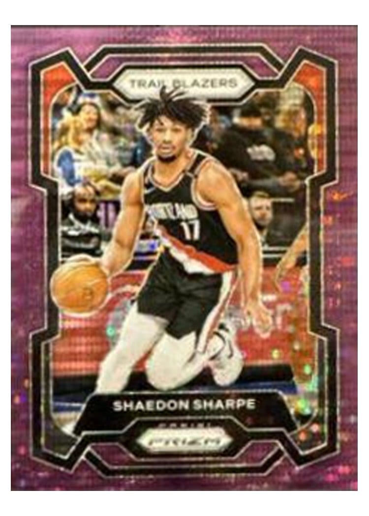 2023-24 Panini Prizm Base Set Shaedon Sharpe #104 card