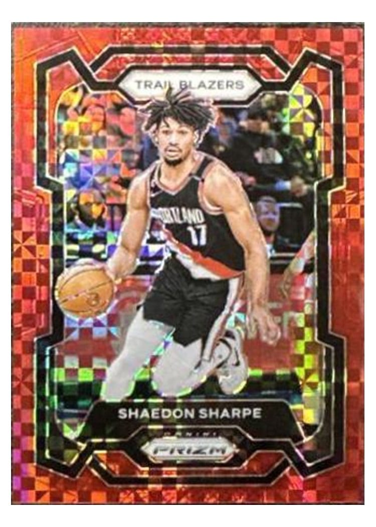 2023-24 Panini Prizm Base Set Shaedon Sharpe #104 card
