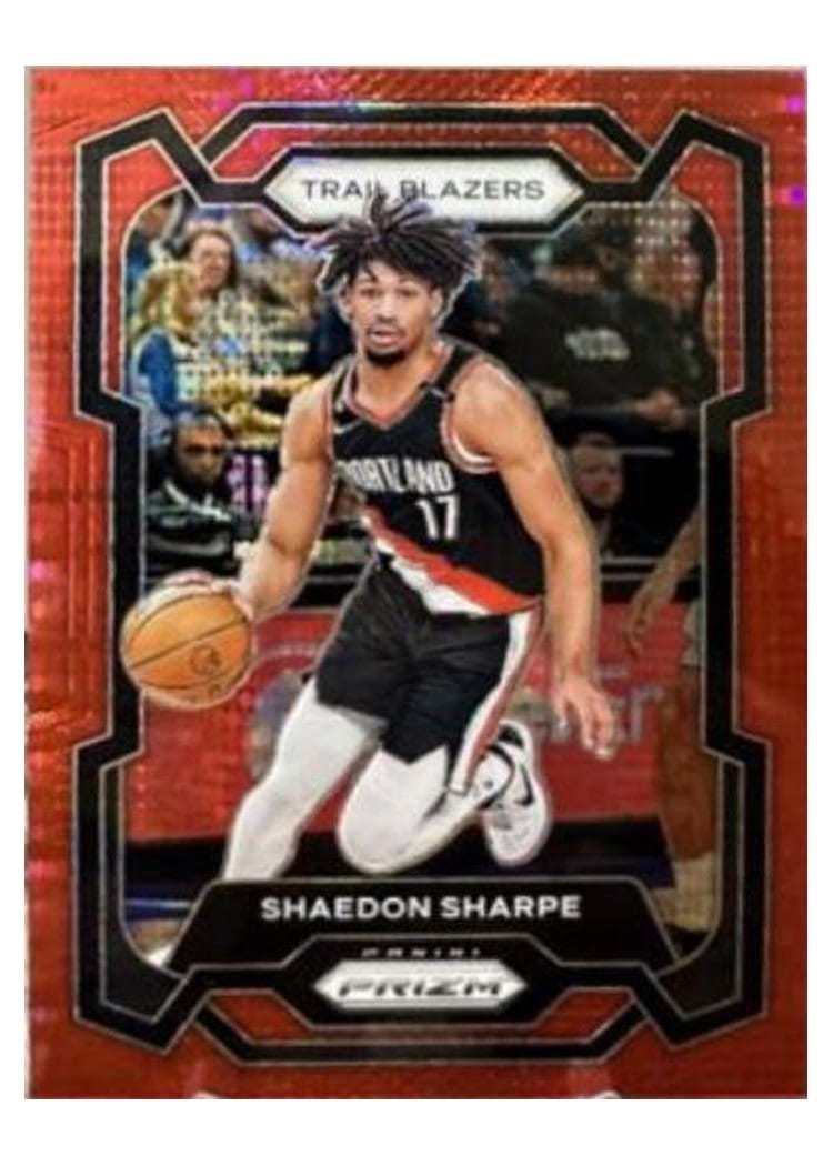 2023-24 Panini Prizm Base Set Shaedon Sharpe #104 card