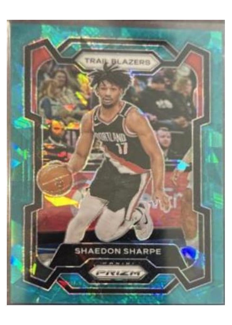 2023-24 Panini Prizm Base Set Shaedon Sharpe #104 card