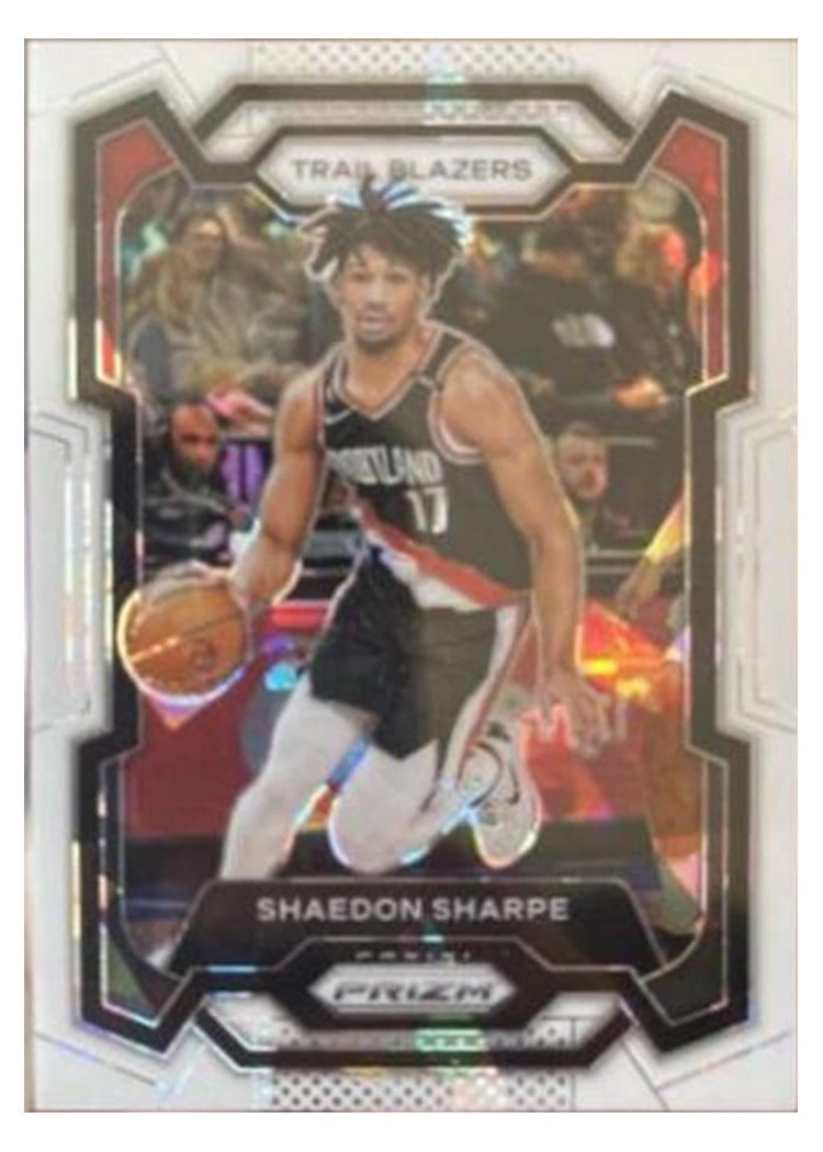 2023-24 Panini Prizm Base Set Shaedon Sharpe #104 card
