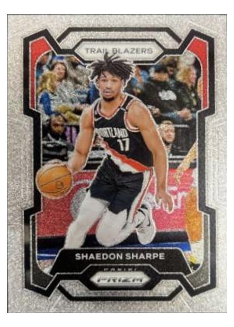 2023-24 Panini Prizm Base Set Shaedon Sharpe #104 card