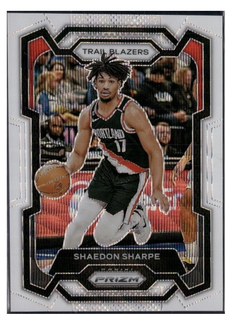 2023-24 Panini Prizm Base Set Shaedon Sharpe #104 card