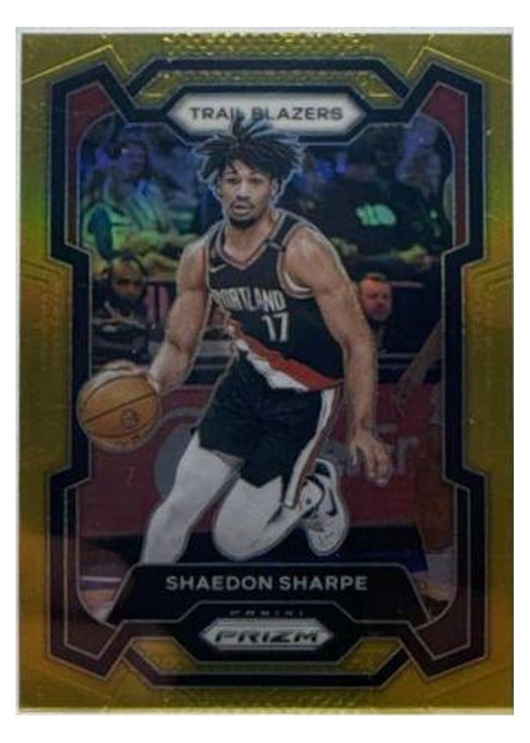 2023-24 Panini Prizm Base Set Shaedon Sharpe #104 card