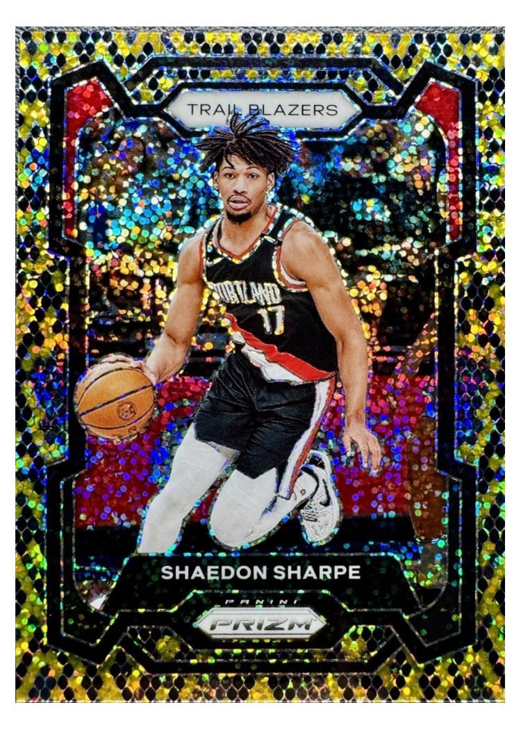 2023-24 Panini Prizm Base Set Shaedon Sharpe #104 card