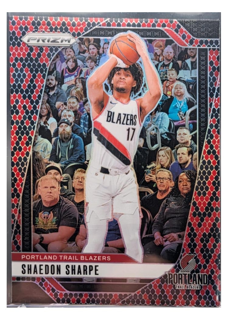 2024-25 Panini Prizm Base Set Shaedon Sharpe #144 card