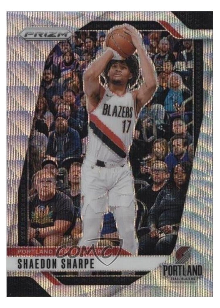 2024-25 Panini Prizm Base Set Shaedon Sharpe #144 card