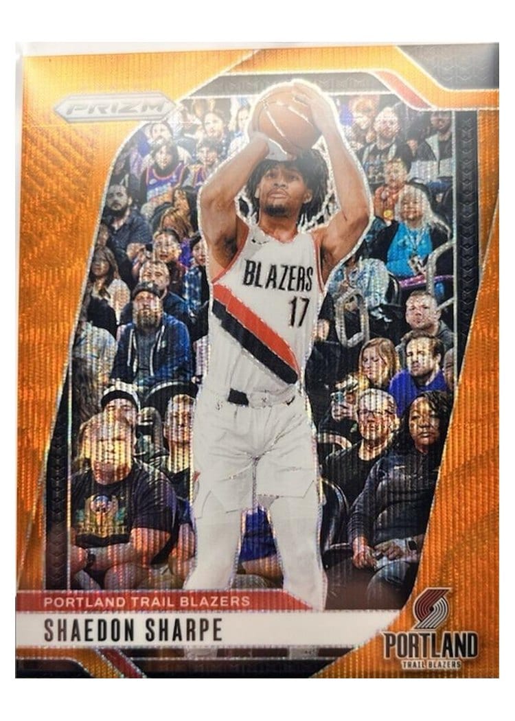 2024-25 Panini Prizm Base Set Shaedon Sharpe #144 card