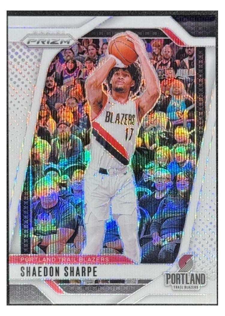 2024-25 Panini Prizm Base Set Shaedon Sharpe #144 card