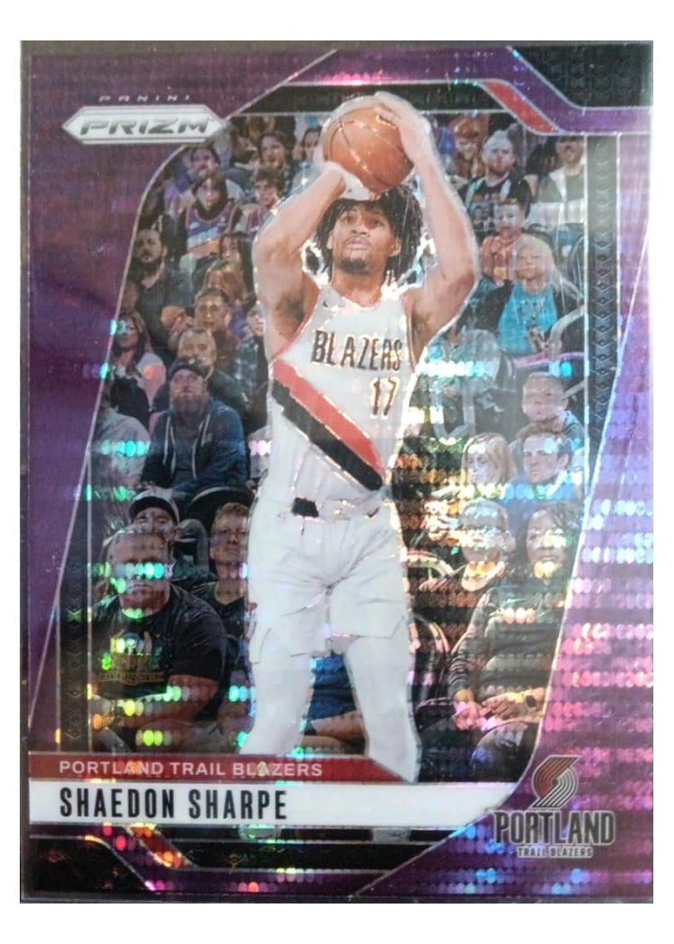 2024-25 Panini Prizm Base Set Shaedon Sharpe #144 card