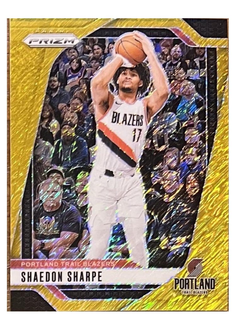 2024-25 Panini Prizm Base Set Shaedon Sharpe #144 card