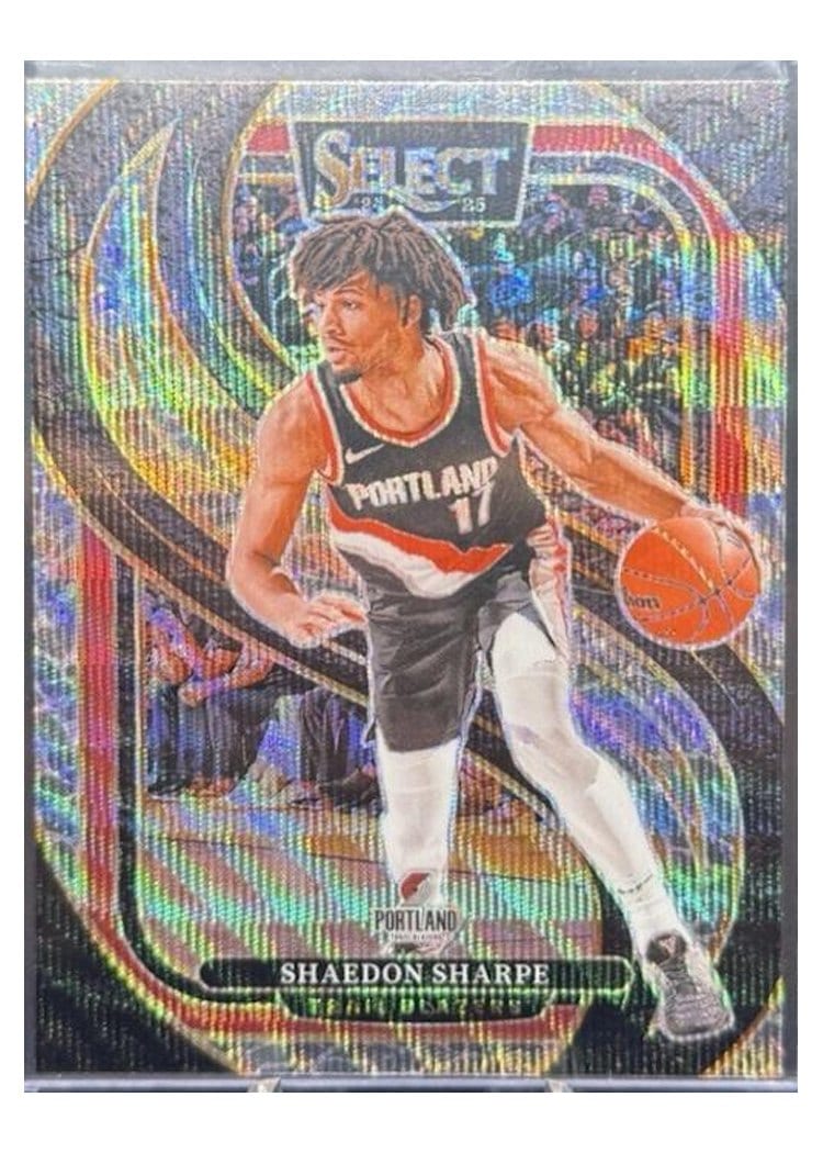 2024-25 Panini Select Base Set Shaedon Sharpe Elephant Prizm #152 card