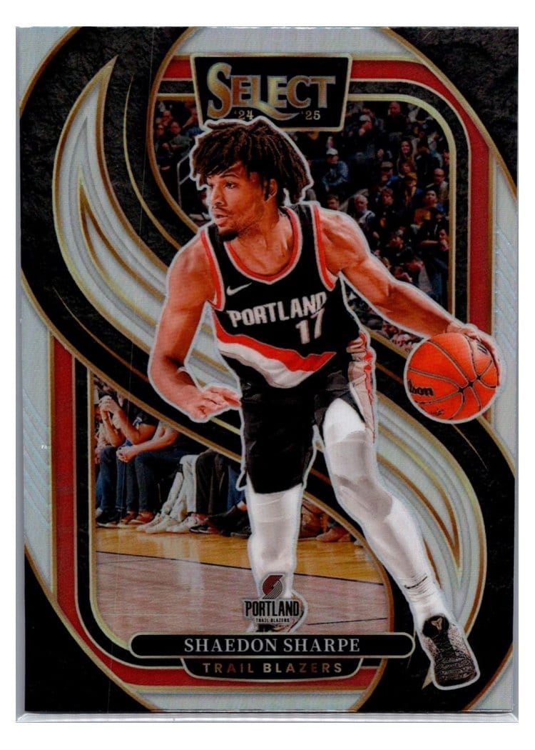 2024-25 Panini Select Base Set Shaedon Sharpe Silver Prizm #152 card