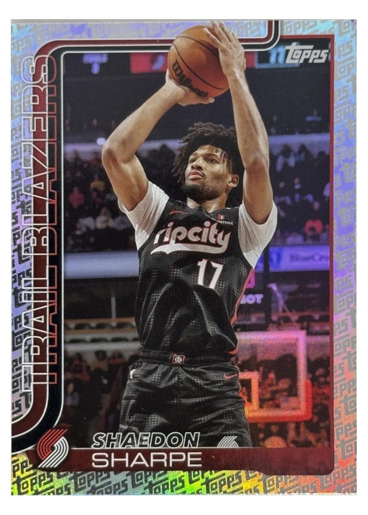 2025-26 Topps Base Set Shaedon Sharpe #127 card