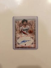 2025-26 Topps Signed and Sealed Shaedon Sharpe #BSI-SS card