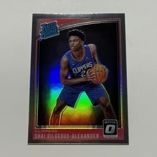 2018 Panini Donruss Optic Shai Gilgeous-Alexander #162 card