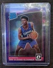 2018 Panini Donruss Optic Shai Gilgeous-Alexander #162 card