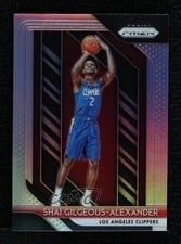 2018 Panini Prizm Shai Gilgeous-Alexander #184 card