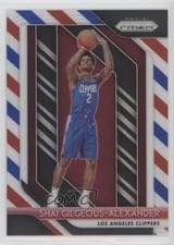 2018 Panini Prizm Shai Gilgeous-Alexander Red, White, Blue Prizm #184 card