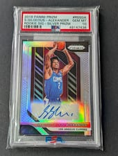 2018 Panini Prizm Rookie Signatures Shai Gilgeous Alexander #RSSGA card