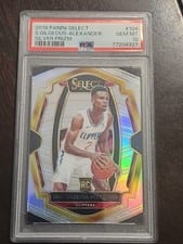 2018 Panini Select Shai Gilgeous-Alexander #104 card