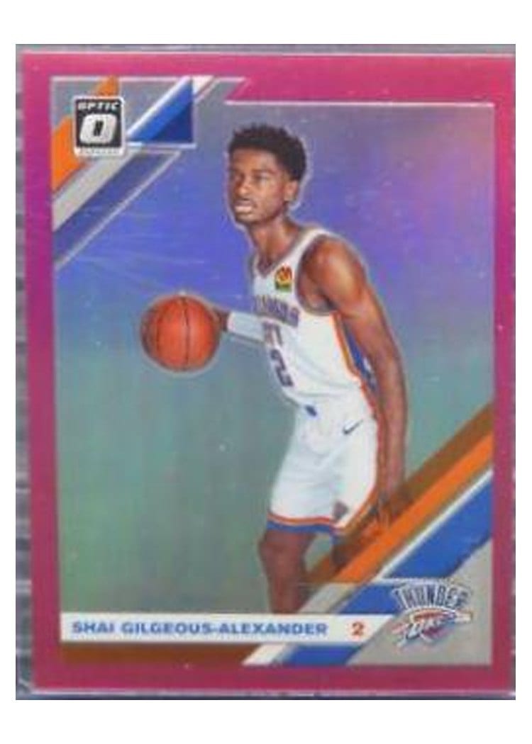 2019-20 Donruss Optic Base Set Shai Gilgeous-Alexander Pink #113 card