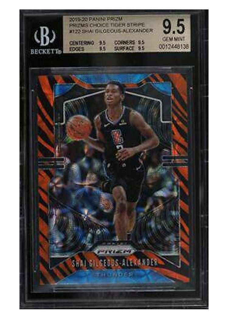 2019-20 Panini Prizm Base Set Shai Gilgeous-Alexander #122 card