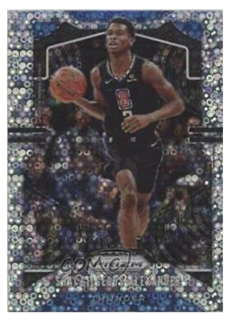 2019-20 Panini Prizm Base Set Shai Gilgeous-Alexander #122 card