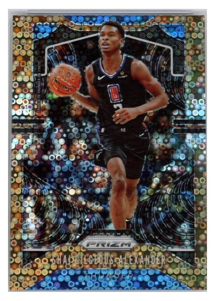 2019-20 Panini Prizm Base Set Shai Gilgeous-Alexander #122 card