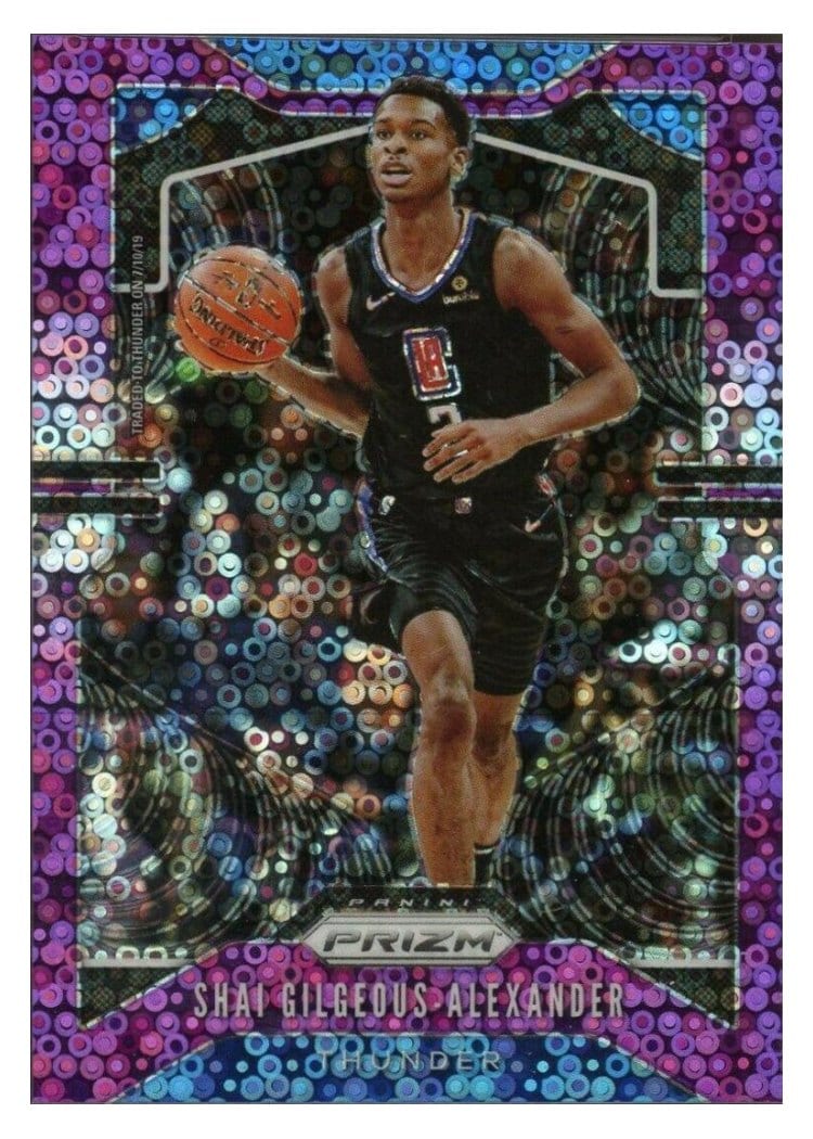 2019-20 Panini Prizm Base Set Shai Gilgeous-Alexander #122 card