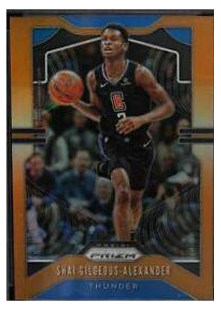 2019-20 Panini Prizm Base Set Shai Gilgeous-Alexander #122 card