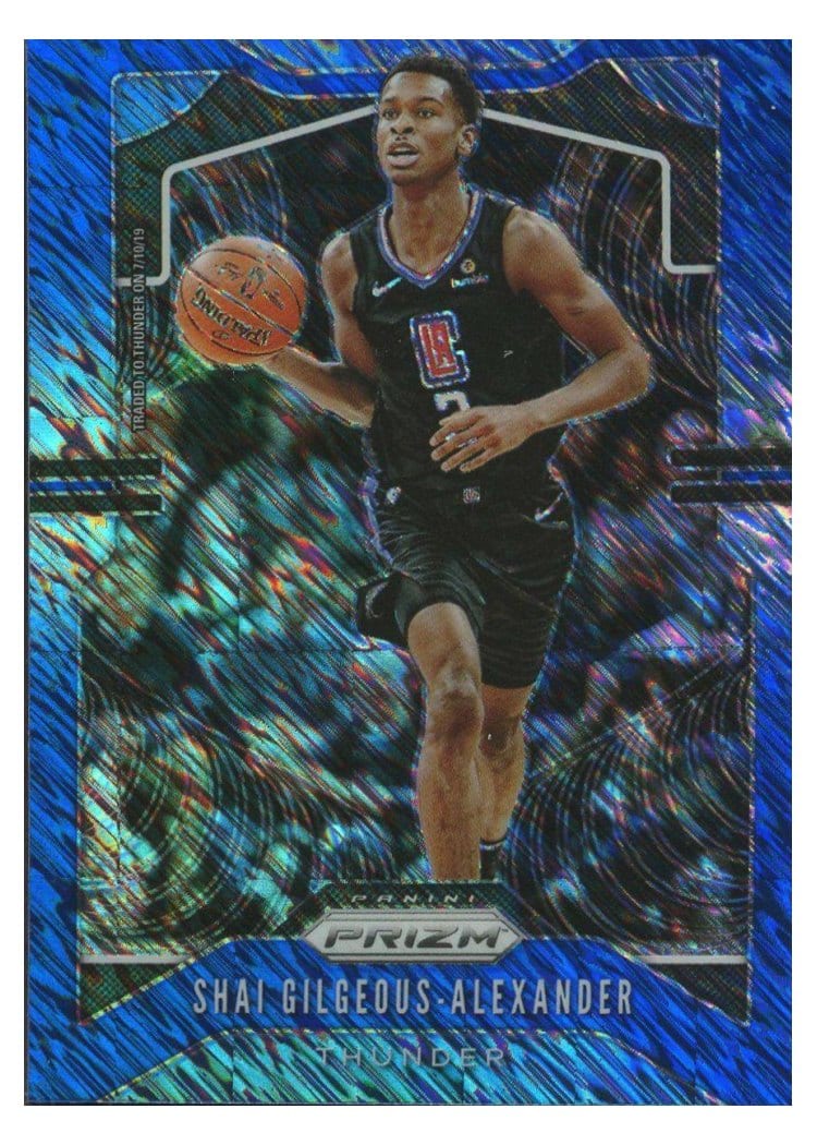 2019-20 Panini Prizm Base Set Shai Gilgeous-Alexander #122 card