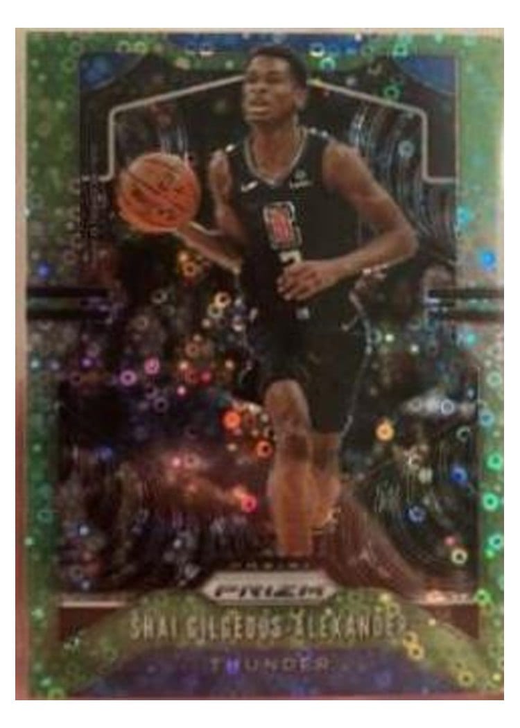 2019-20 Panini Prizm Base Set Shai Gilgeous-Alexander #122 card